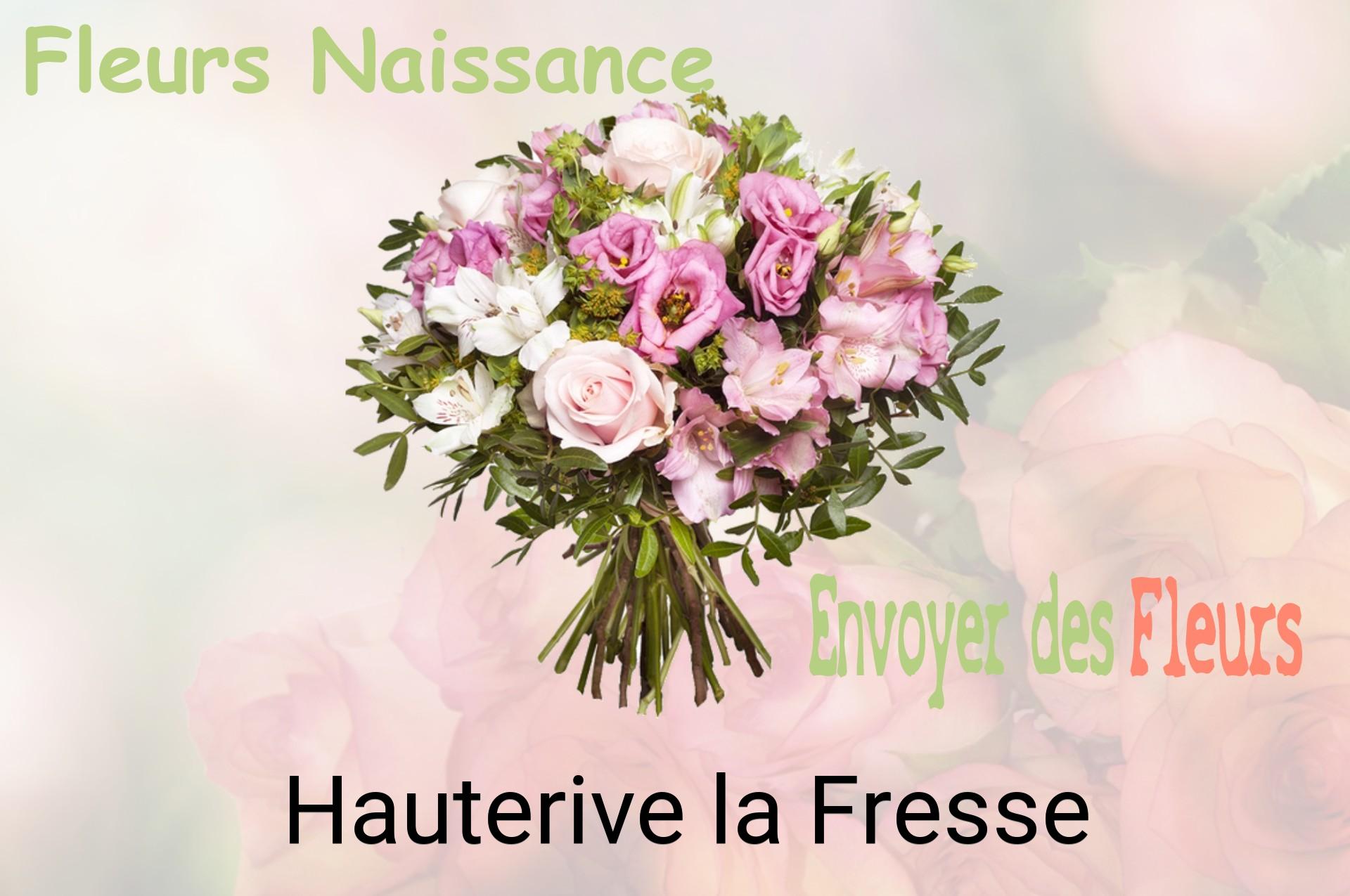 Bouquet de fleurs de naissance livré à Hauterive-la-Fresse